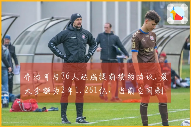 乔治可与76人达成提前续约协议,最大金额为2年1.261亿，当前合同剩余2年超1.1亿